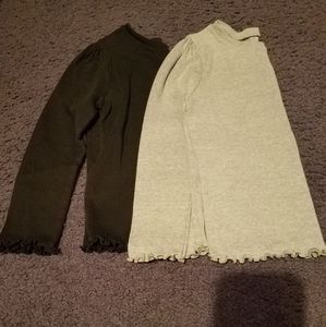 2 long sleeve shirts Girls 4t